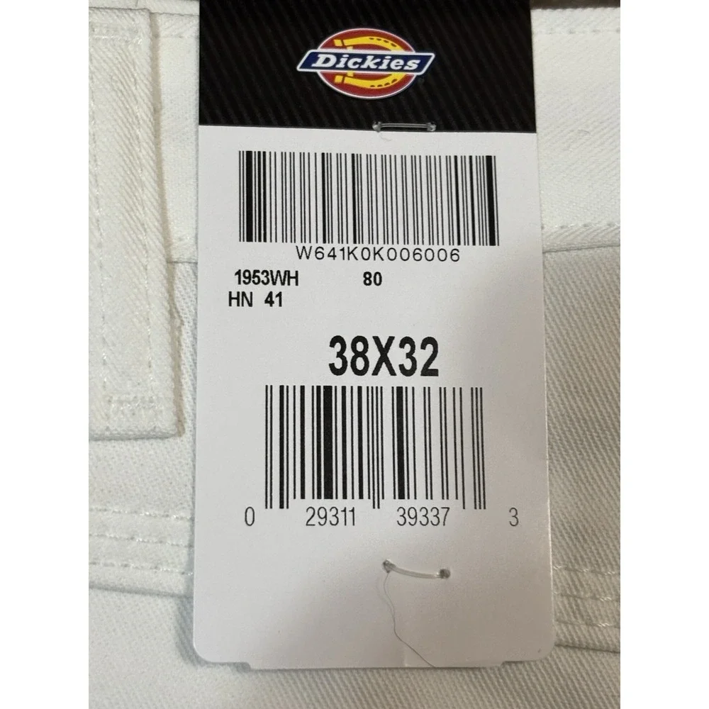 Dickies White Utility Painter Pants 38x32‎ NWT